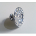 Ручка кнопка з кристалами Swarovski GU-W7340 глянсовий хром