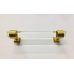 Прозора ручка-скоба модерн AG1-120-96 GOLD ACRYLIC золото 96 мм