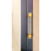 Прозора ручка-скоба модерн AG1-120-96 GOLD ACRYLIC золото 96 мм