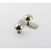 Ручка-кнопка на планці сучасна класика RT-OL-1289-071 Nickel Silver нейзильбер